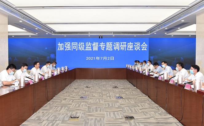 市領導開展“加強同級監督”專題調研