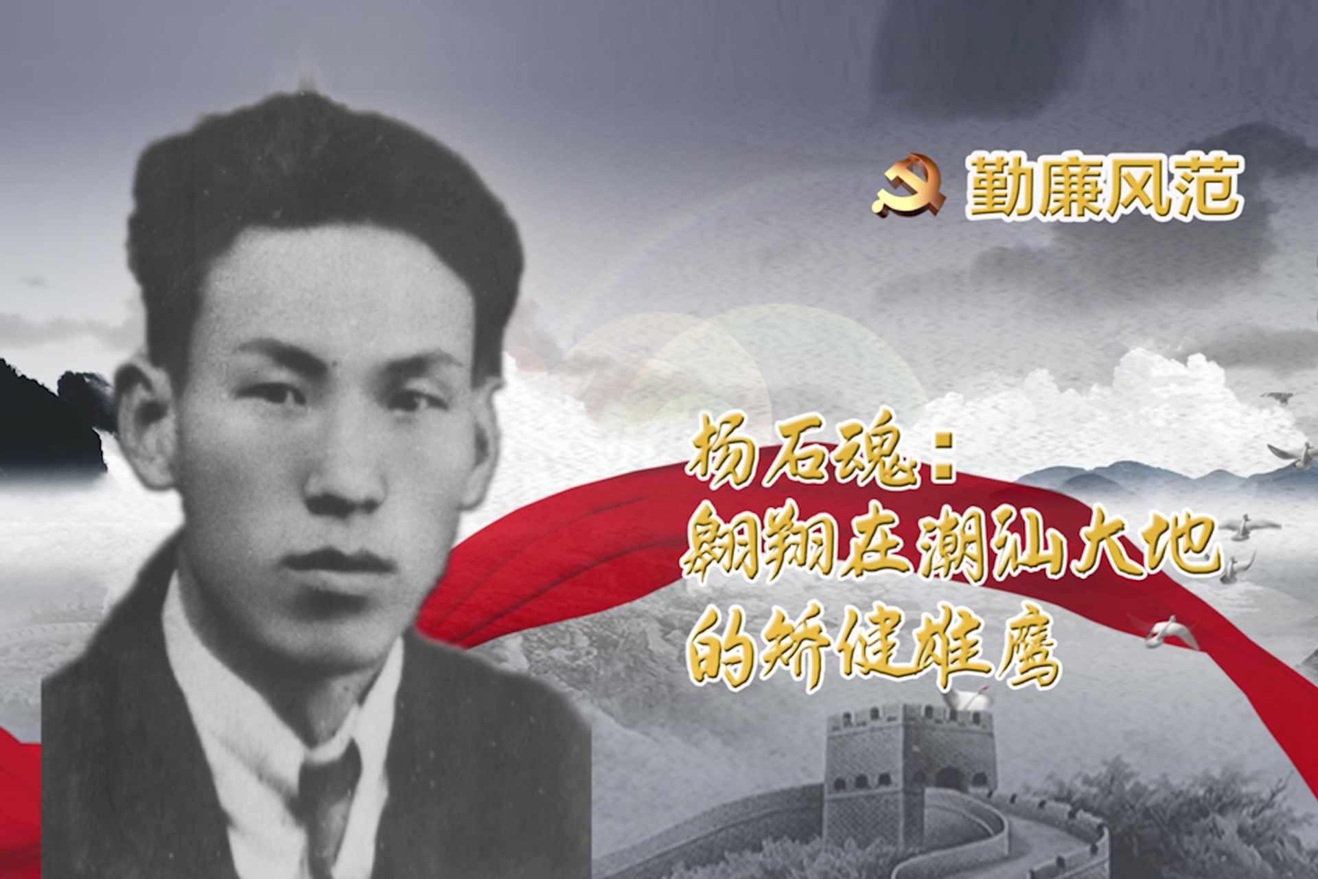 勤廉風范⑩ | 楊石魂：翱翔在潮汕大地的矯健雄鷹