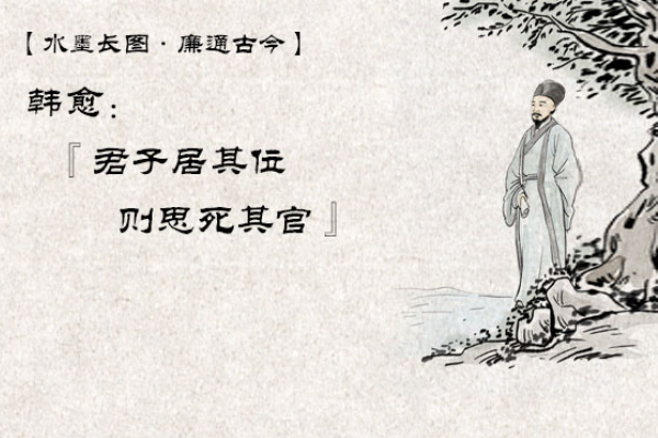 水墨長圖·廉通古今｜韓愈：“君子居其位 則思死其官”