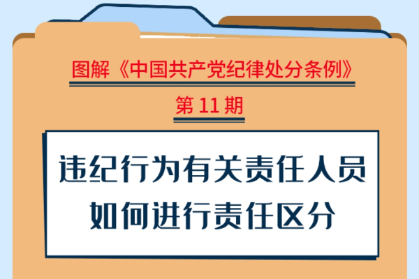 圖解紀(jì)律處分條例｜違紀(jì)行為有關(guān)責(zé)任人員如何進(jìn)行責(zé)任區(qū)分