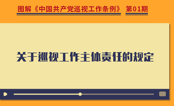 圖解巡視工作條例｜關于巡視工作主體責任的規定