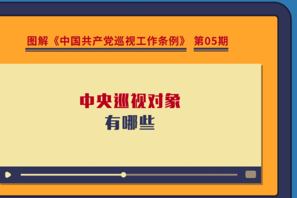 圖解巡視工作條例｜中央巡視對象有哪些