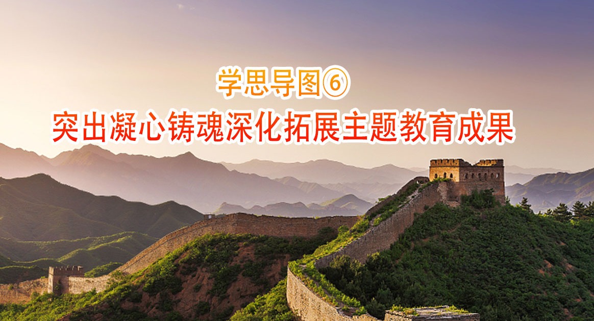 學(xué)思導(dǎo)圖⑥突出凝心鑄魂深化拓展主題教育成果