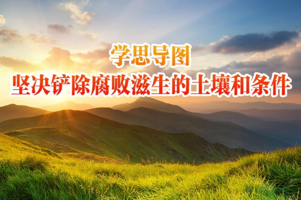 學思導圖｜堅決鏟除腐敗滋生的土壤和條件