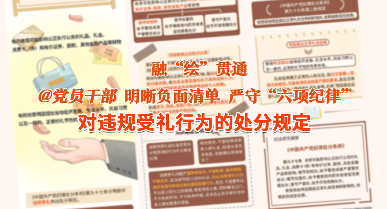 融“繪”貫通｜對違規受禮行為的處分規定