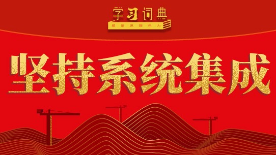 學習詞典?黨的二十屆三中全會｜堅持系統集成