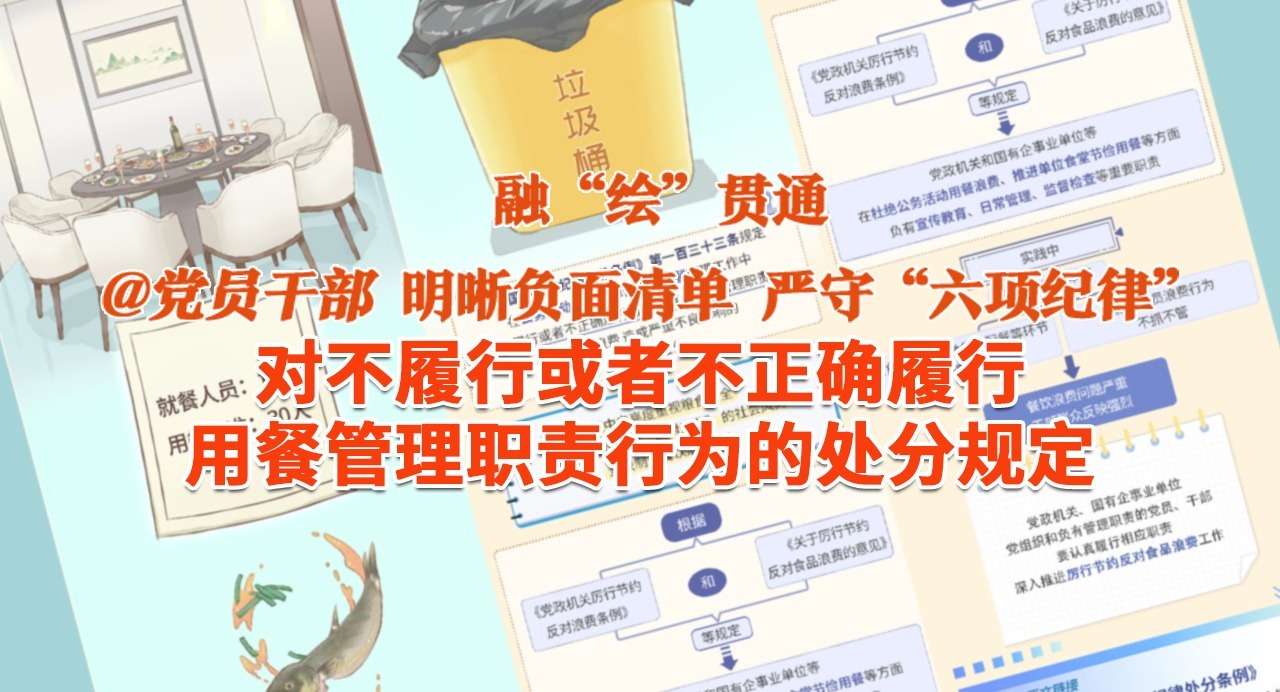 融“繪”貫通｜對不履行或者不正確履行用餐管理職責(zé)行為的處分規(guī)定