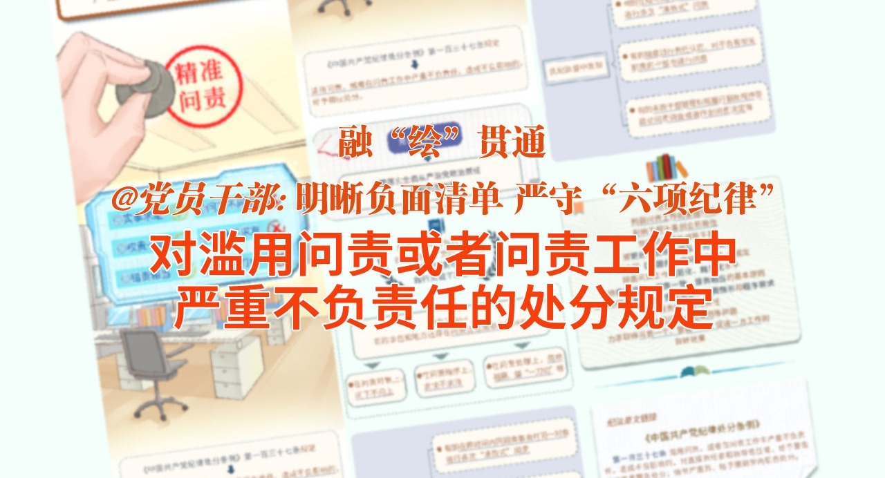 融“繪”貫通｜對濫用問責或者問責工作中嚴重不負責任的處分規定