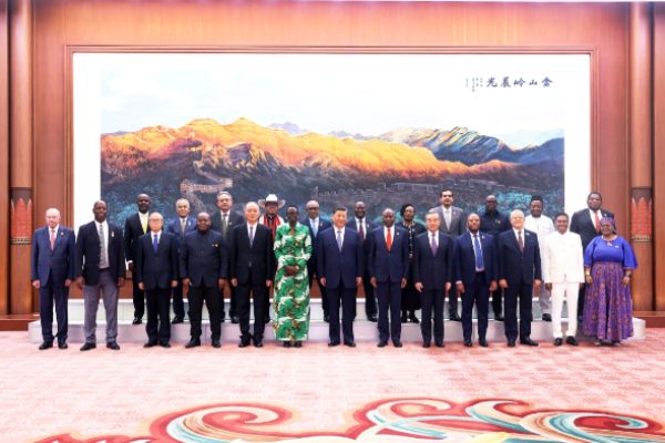 習近平會見出席全國人大加入各國議會聯盟40周年紀念活動暨發展中國家議員研討班外方議會領導人