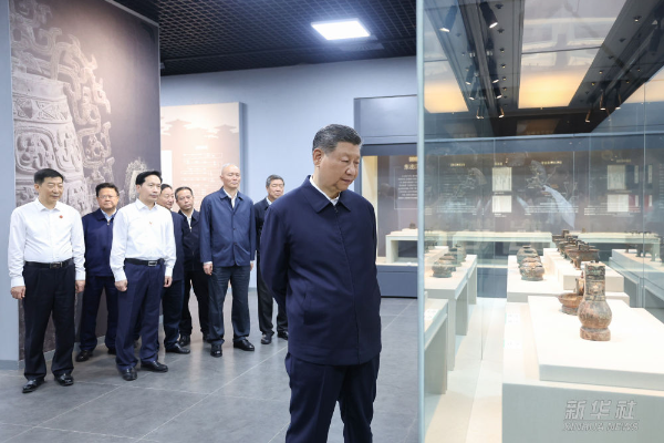 習近平在陜西寶雞市和甘肅天水市考察調研