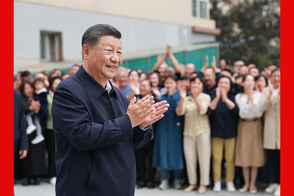 習近平在甘肅蘭州市考察調研