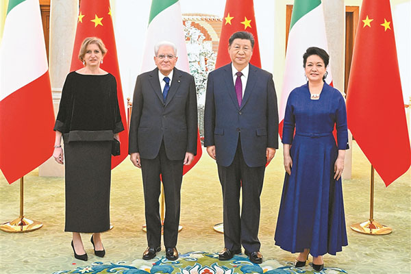 習近平同意大利總統(tǒng)馬塔雷拉會談