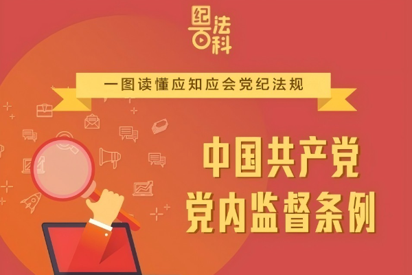 紀法百科·一圖讀懂應知應會黨紀法規｜《中國共產黨黨內監督條例》