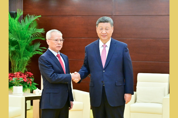 習近平會見岑浩輝