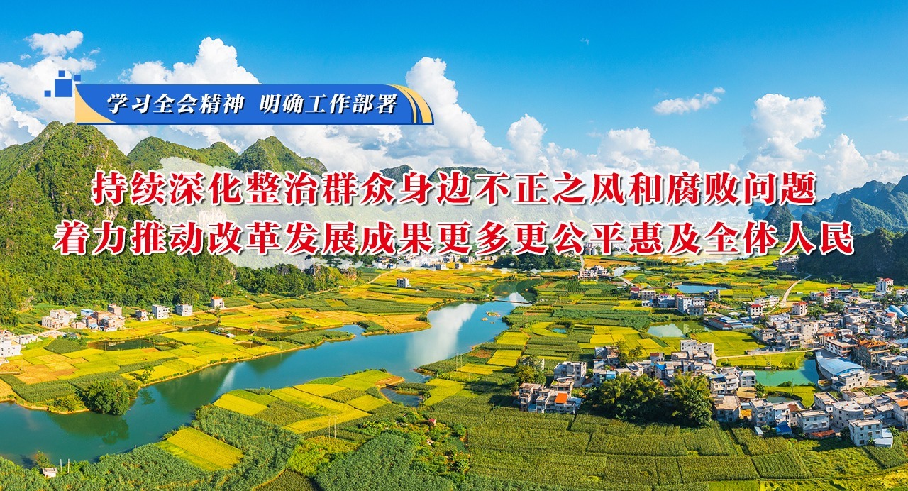 學(xué)習(xí)全會(huì)精神 明確工作部署④持續(xù)深化整治群眾身邊不正之風(fēng)和腐敗問(wèn)題，著力推動(dòng)改革發(fā)展成果更多更公平惠及全體人民