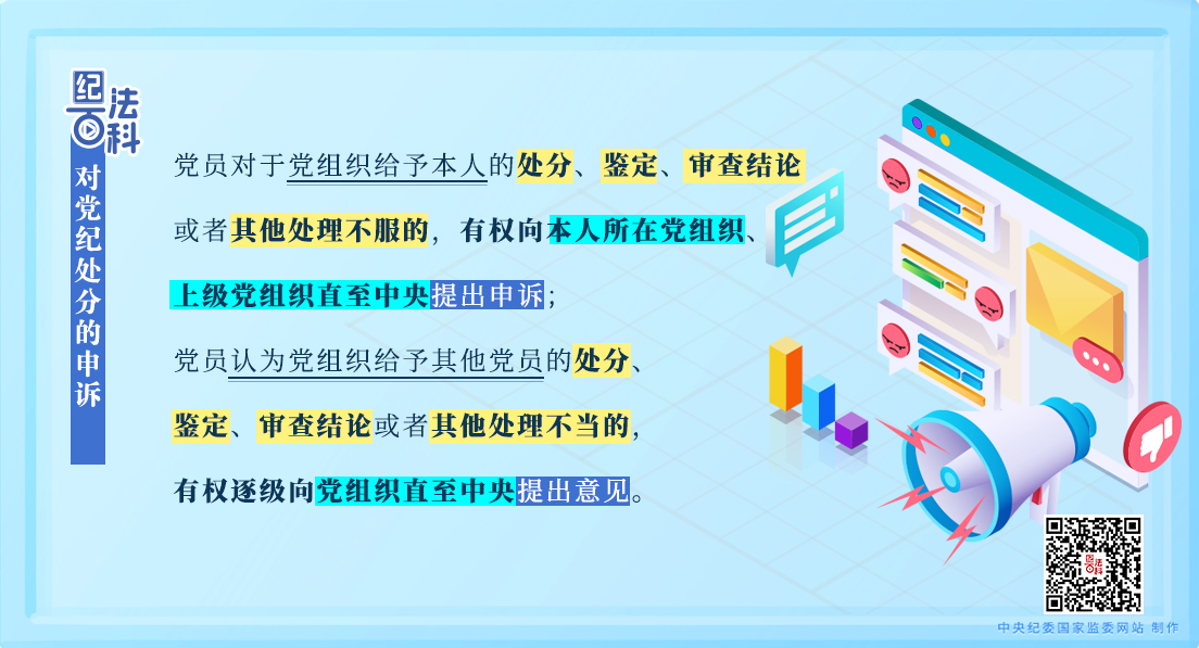 紀(jì)法百科丨對(duì)黨紀(jì)處分的申訴