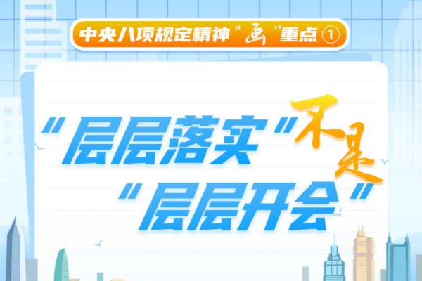 中央八項規定精神“畫”重點①丨“層層落實”不是“層層開會”