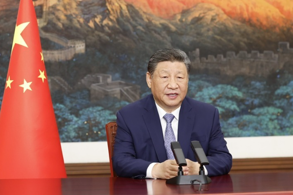 習近平向氣候和公正轉型領導人峰會發表致辭