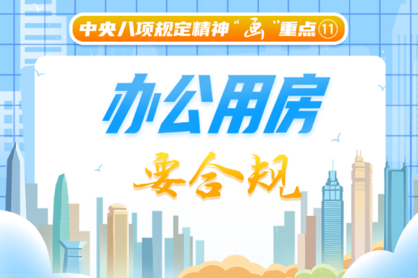 中央八項規定精神“畫”重點?丨辦公用房要合規