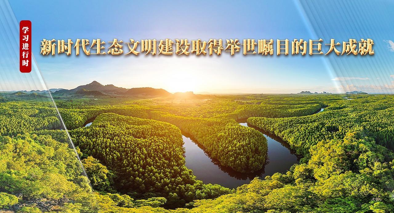 學(xué)習(xí)進行時丨新時代生態(tài)文明建設(shè)取得舉世矚目的巨大成就